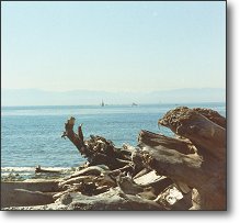 This picture was taken from near point B on the map, click here