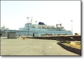 This picture was taken from near point D on the map, click here