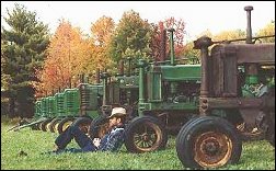 John Deere Model B tractors