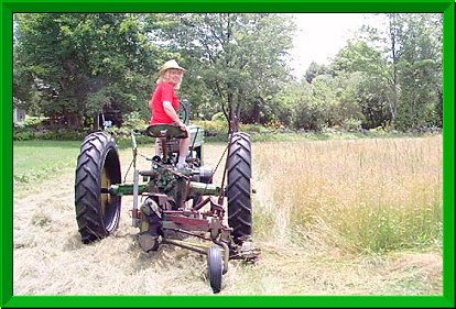 John Deere Model B Tractor with No.5 Mower